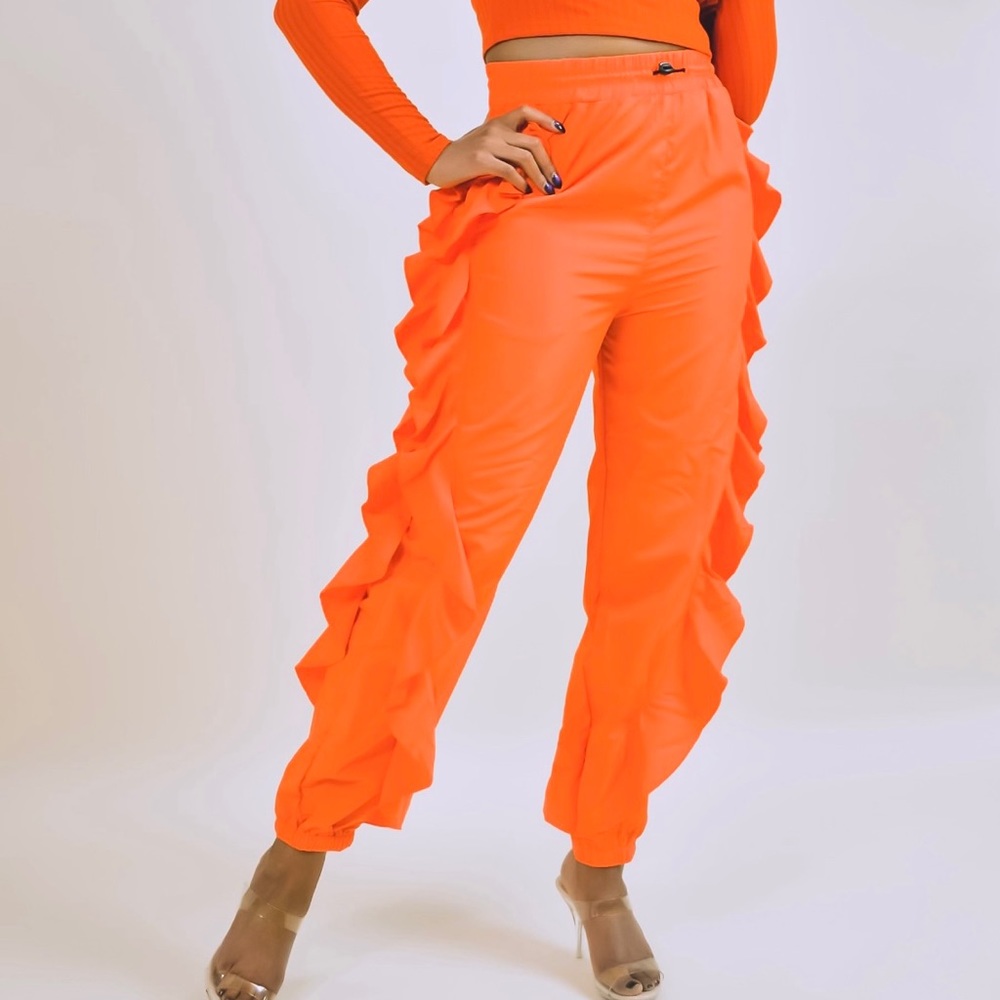Side of Ruffles Jogger Pant